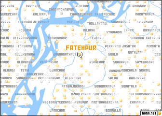 map of Fatehpur