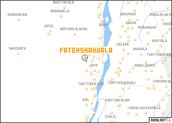 map of Fateh Shāhwāla