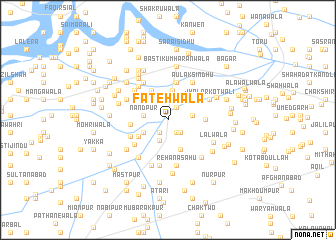 map of Fatehwāla