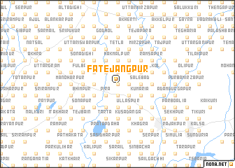 map of Fatejangpur