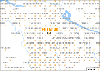 map of Fatepur