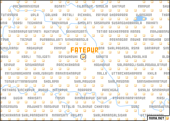 map of Fatepur