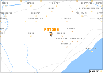 map of Fatgés