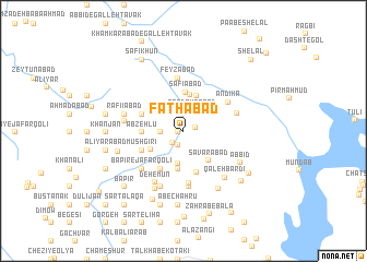 map of Fatḩābād