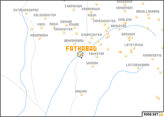 map of Fatḩābād