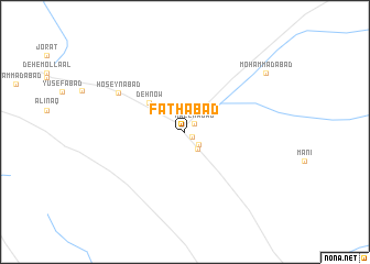 map of Fatḩābād