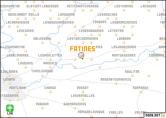 map of Fatines