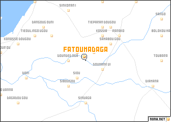 map of Fatoumadaga