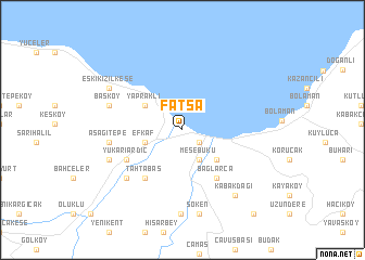 map of Fatsa