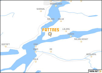 map of Fattnes