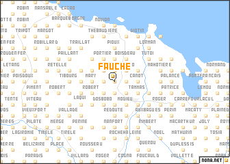 map of Fauché
