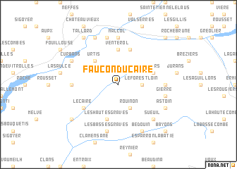 map of Faucon-du-Caire