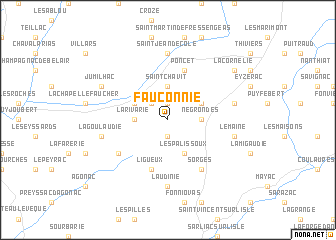 map of Fauconnie