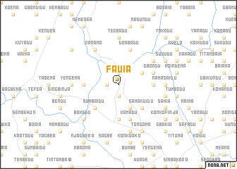 map of Fauia