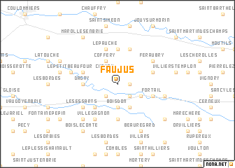map of Faujus