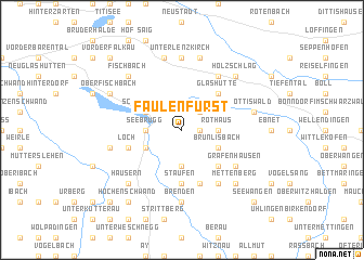 map of Faulenfürst