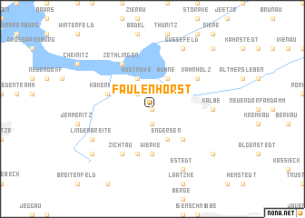 map of Faulenhorst