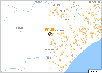 map of Faunu