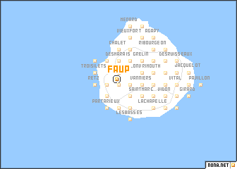 map of Faup