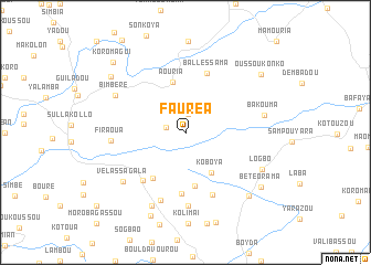 map of Fauréa