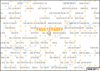 map of Faustendorf