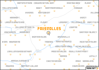 map of Faverolles