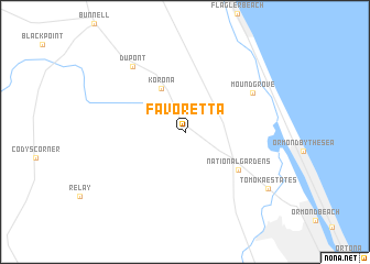 map of Favoretta