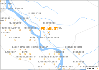 map of Fāwjilay