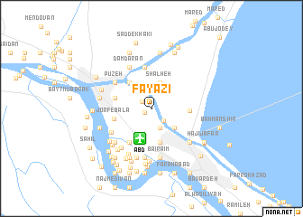 map of Fayāzī