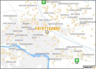 map of Fayette Park