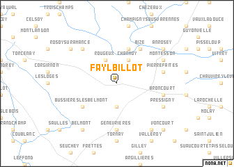 map of Fayl-Billot