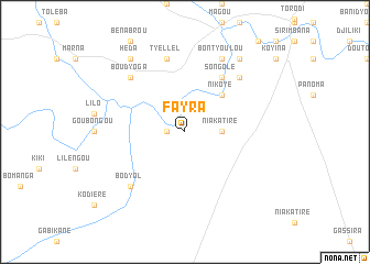 map of Fayra