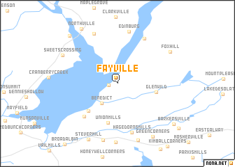 map of Fayville