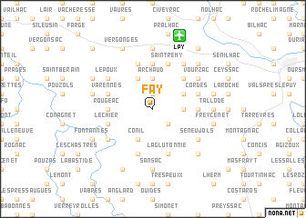 map of Fay