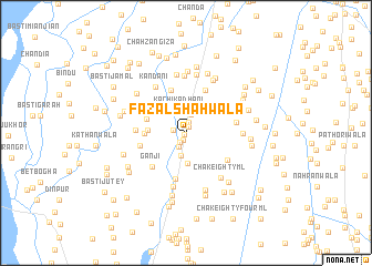 map of Fazal Shāhwāla