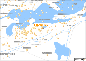 map of Fāzalwāli