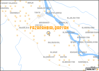 map of Fazārah bi al Qaryah