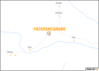 map of Fazenda Cid Adão