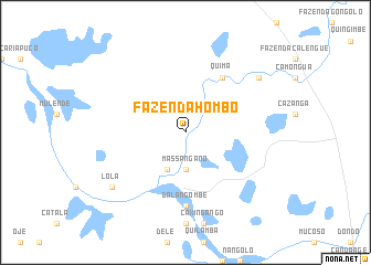 map of Fazenda Hombo