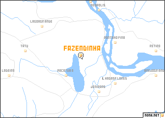 map of Fazendinha