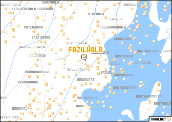 map of Fazilwāla