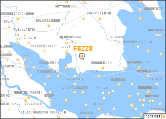 map of Fazzā‘