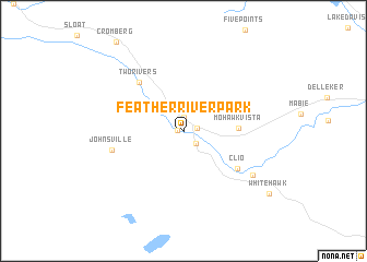 map of Feather River Park