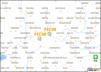 map of Fecha