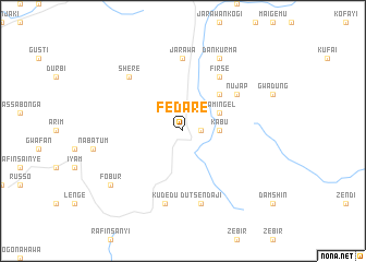 map of Fedare