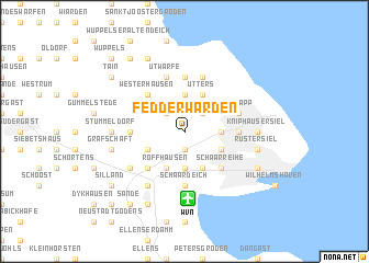 map of Fedderwarden