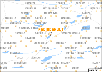 map of Fedingshult