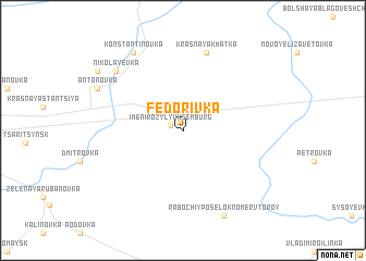 map of Fedorivka