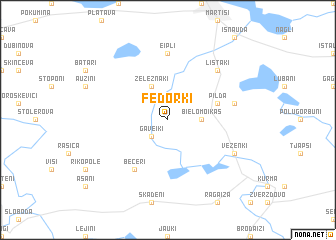 map of Fedorki