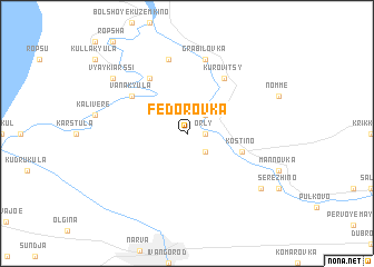 map of Fëdorovka